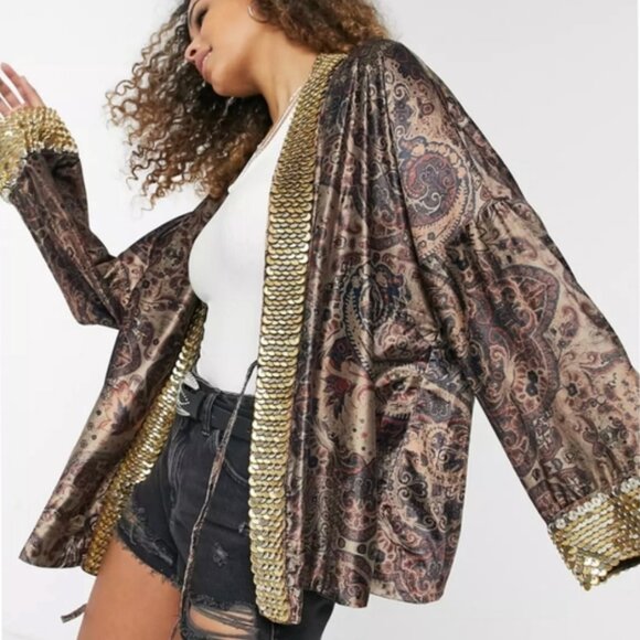 Free people Layla Embellished Kimono - Picture 2 of 6